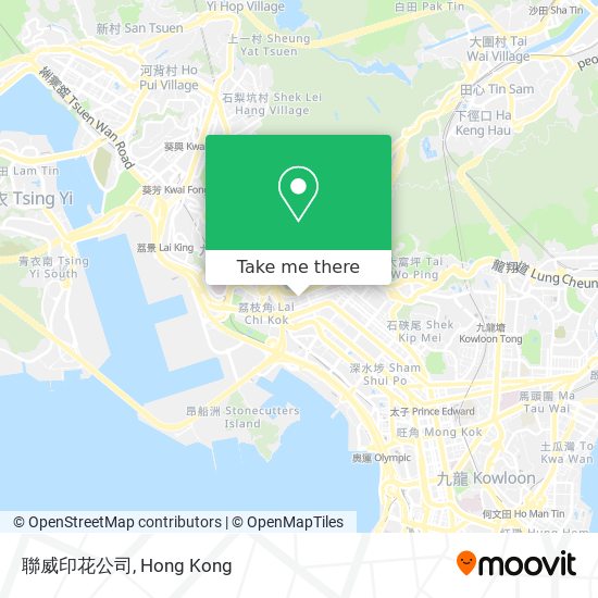 聯威印花公司地圖