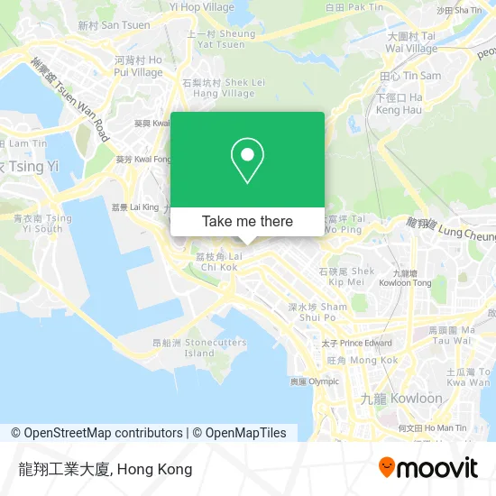 龍翔工業大廈 map