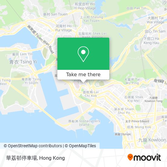 華荔邨停車場 map