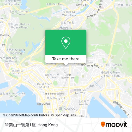 筆架山一號第1座地圖