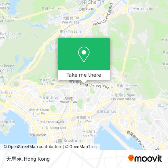 天馬苑 map