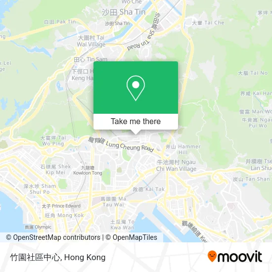 竹園社區中心地圖