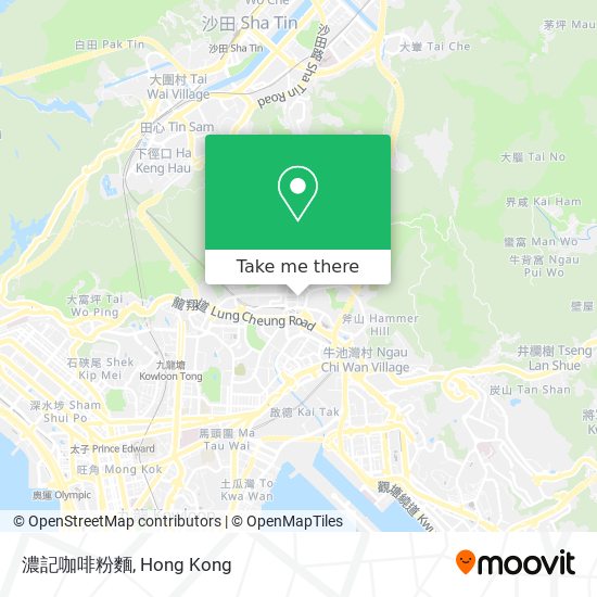 濃記咖啡粉麵 map
