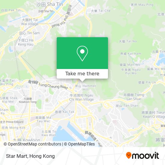 Star Mart map