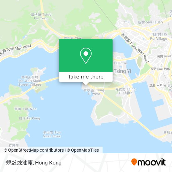 蜆殼煉油廠 map