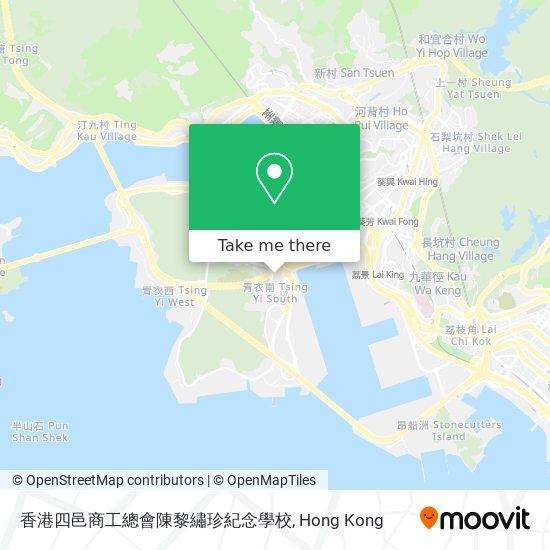 香港四邑商工總會陳黎繡珍紀念學校地圖