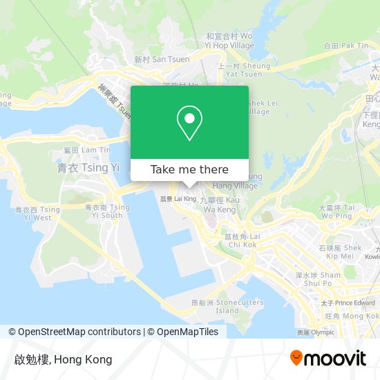 啟勉樓地圖