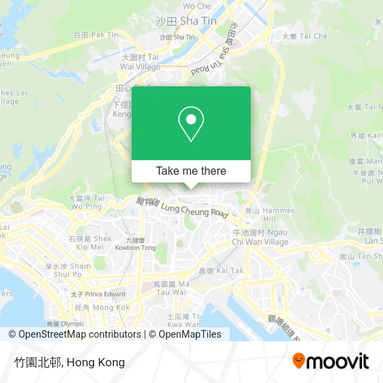 竹園北邨地圖