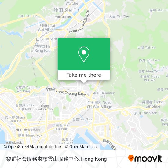 樂群社會服務處慈雲山服務中心地圖