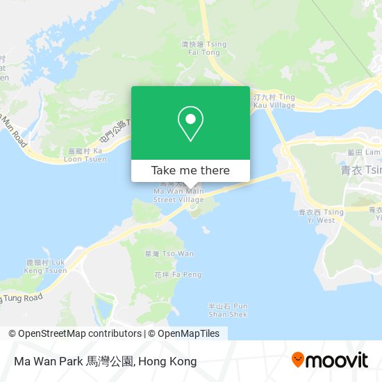 Ma Wan Park 馬灣公園 map
