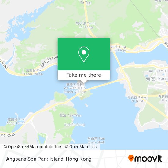 Angsana Spa Park Island map