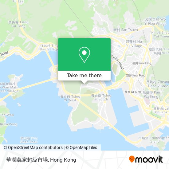 華潤萬家超級市場 map