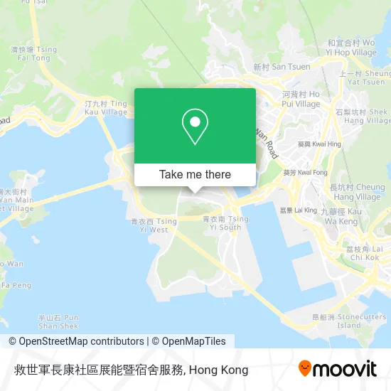 救世軍長康社區展能暨宿舍服務地圖
