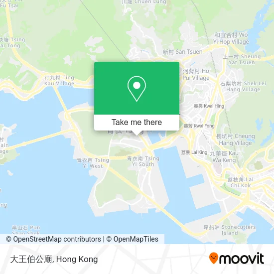 大王伯公廟地圖