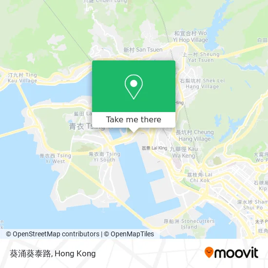 葵涌葵泰路地圖