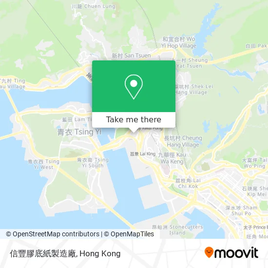 信豐膠底紙製造廠地圖