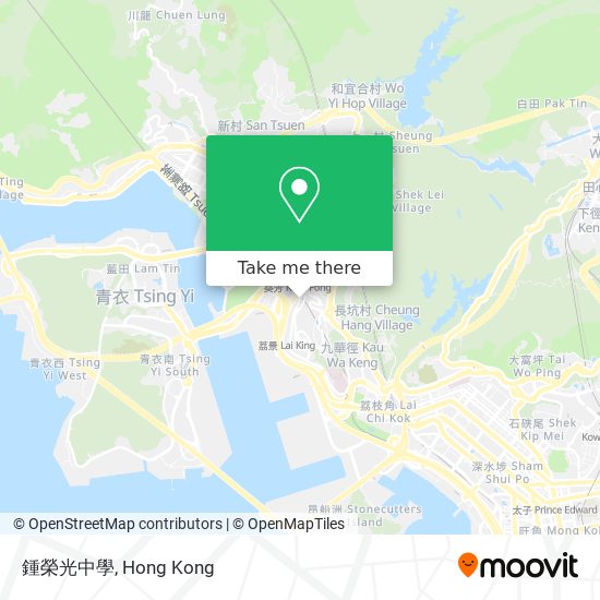 鍾榮光中學 map