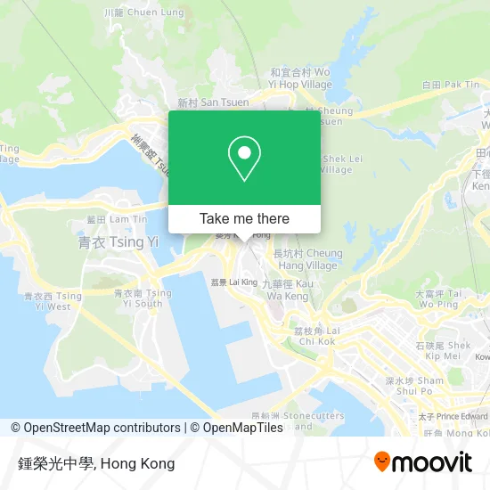 鍾榮光中學地圖