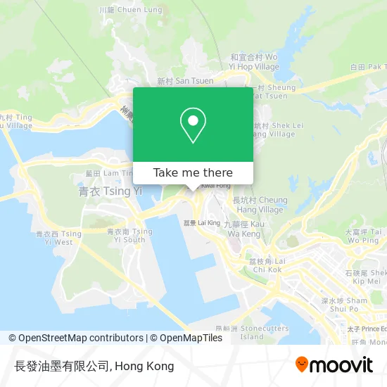 長發油墨有限公司地圖