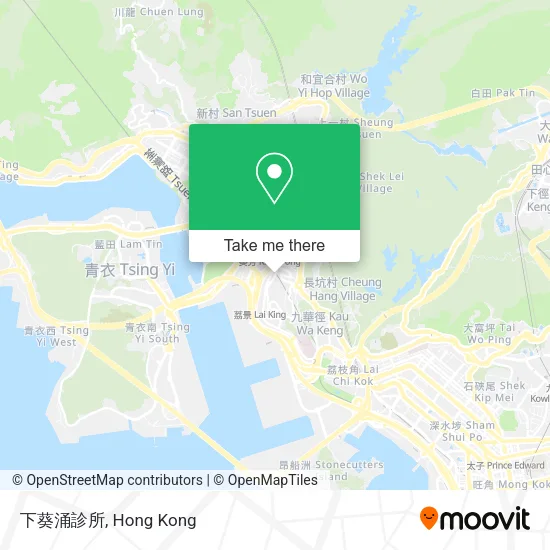 下葵涌診所 map