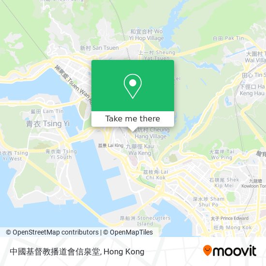 中國基督教播道會信泉堂地圖