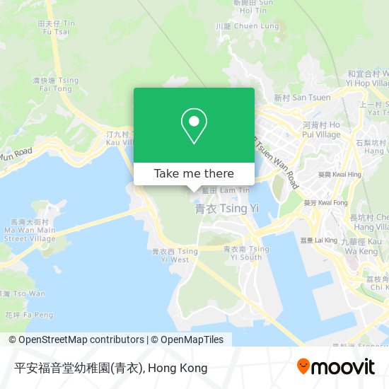 平安福音堂幼稚園(青衣) map