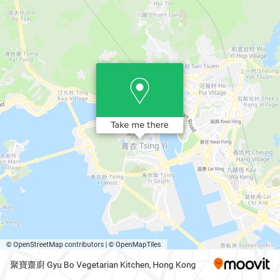 聚寶齋廚 Gyu Bo Vegetarian Kitchen map