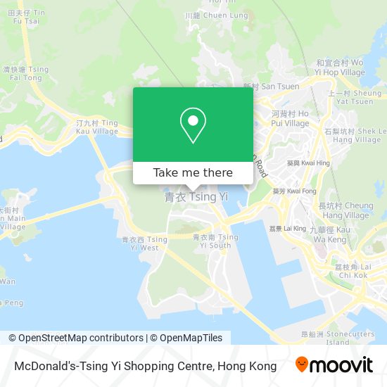 McDonald's-Tsing Yi Shopping Centre地圖