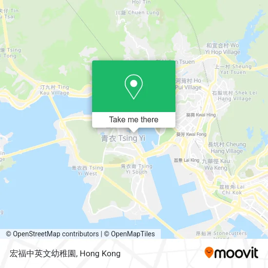 宏福中英文幼稚園地圖