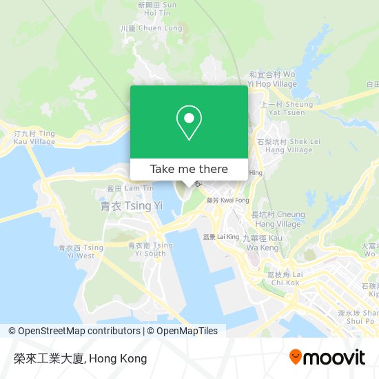 榮來工業大廈 map