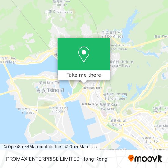 PROMAX ENTERPRISE LIMITED地圖