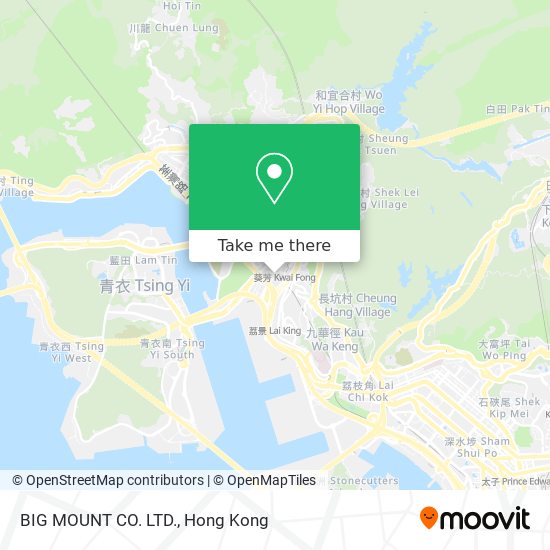 BIG MOUNT CO. LTD.地圖