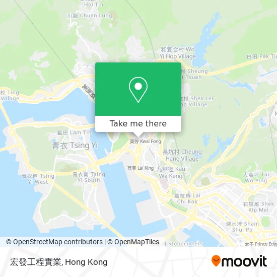 宏發工程實業 map