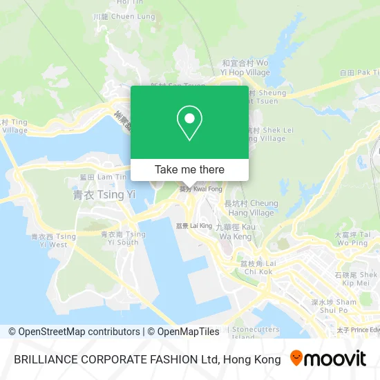 BRILLIANCE CORPORATE FASHION Ltd map