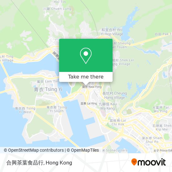 合興茶葉食品行 map