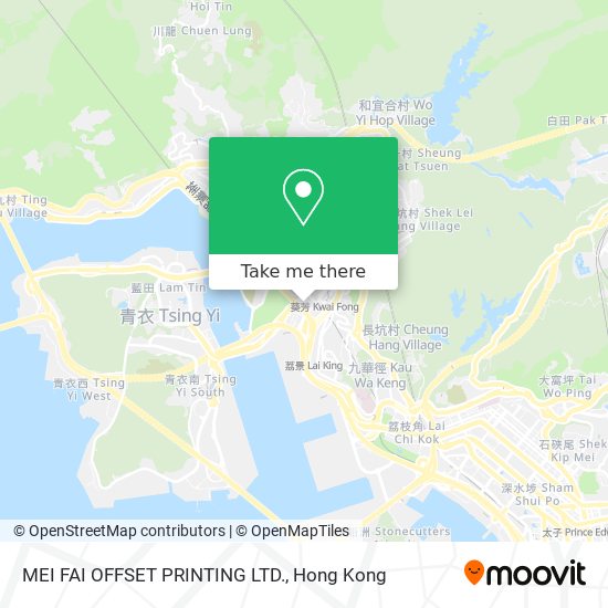 MEI FAI OFFSET PRINTING LTD. map