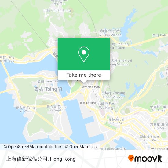 上海偉新傢俬公司 map