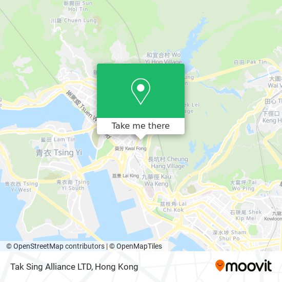 Tak Sing Alliance LTD map