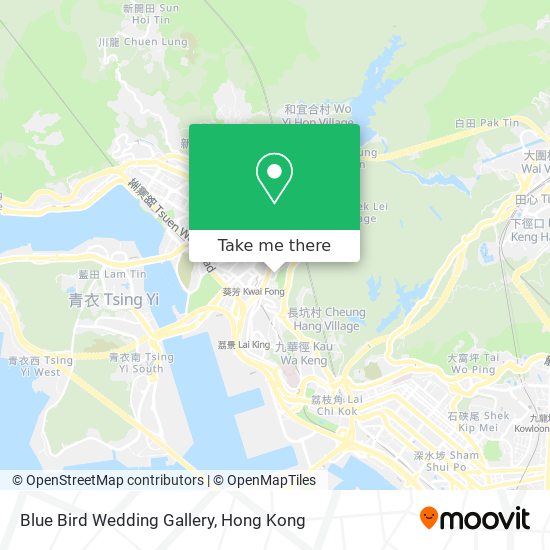 Blue Bird Wedding Gallery map