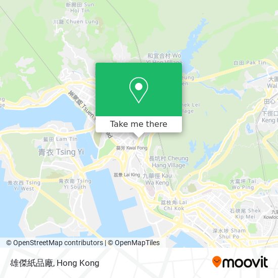 雄傑紙品廠 map