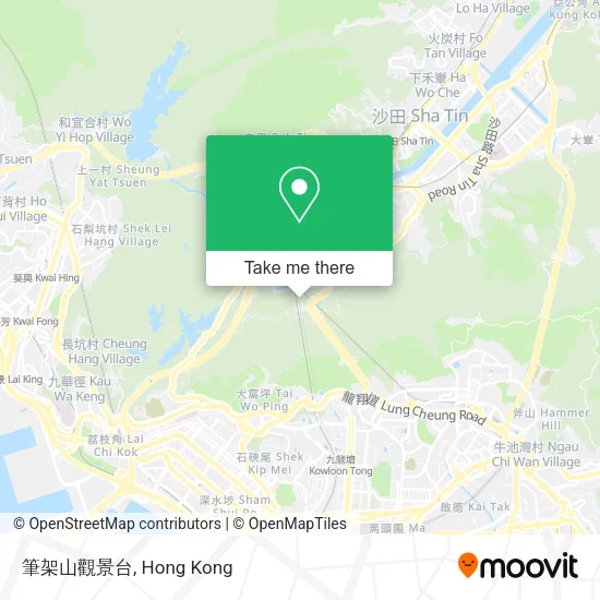 筆架山觀景台地圖