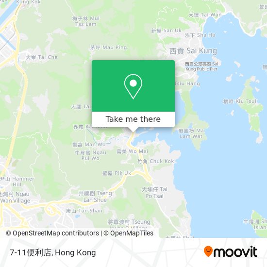 7-11便利店 map