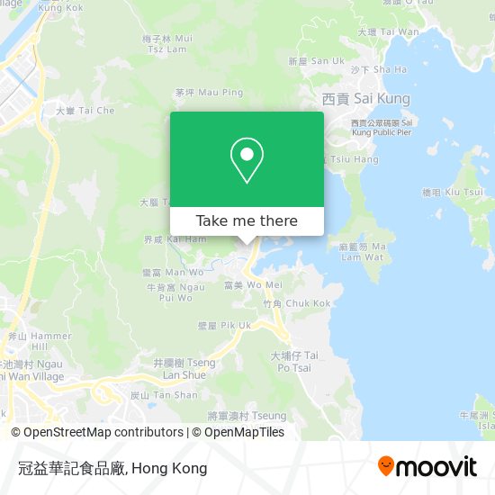 冠益華記食品廠 map