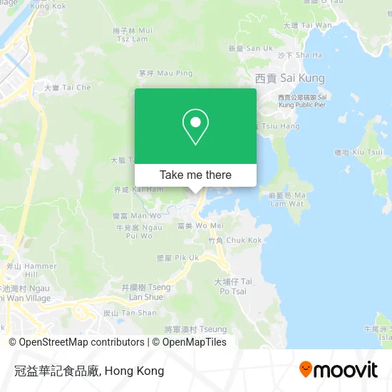 冠益華記食品廠 map