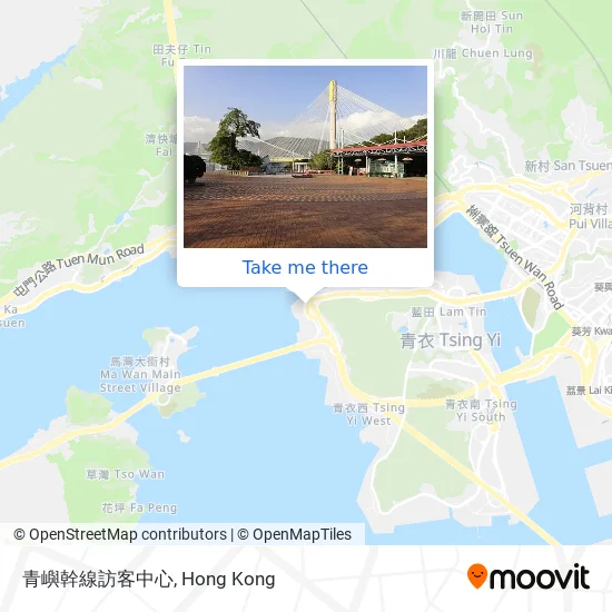 青嶼幹線訪客中心地圖
