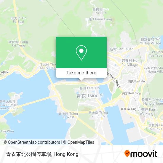 青衣東北公園停車場 map