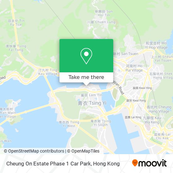 Cheung On Estate Phase 1 Car Park map