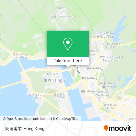 榮達電業 map