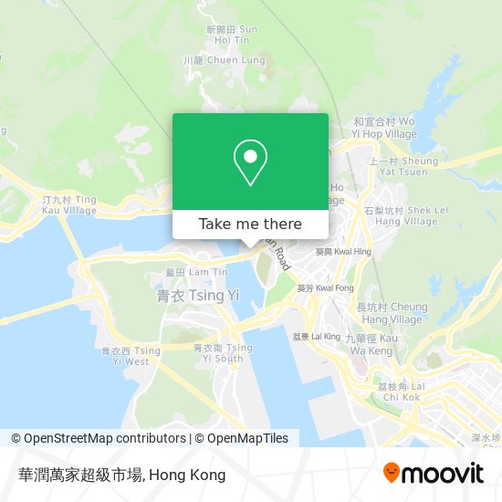 華潤萬家超級市場 map