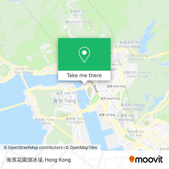 海濱花園溜冰場地圖